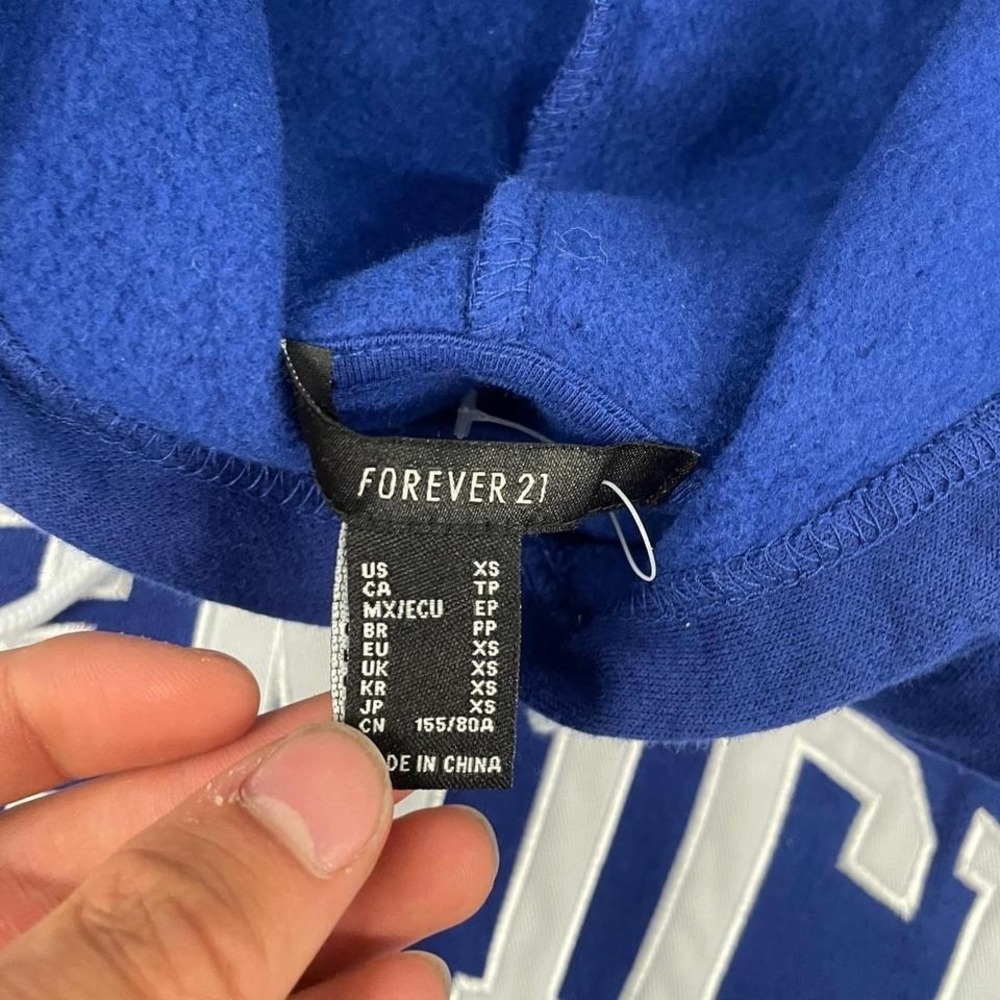 Lightweight Forever 21 blue Venice Hoodie‎ - Picture 5 of 8